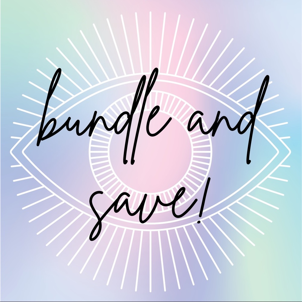 15% off when you bundle two or more items!
